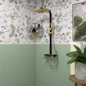 Azulejos de Pared de Cerámica Mate Morandi Franceses de 400x800 para Cocina y Baño, Color Caramelo Sólido, Azulejos Medianos, Venta al Por Mayor - Product Image 3