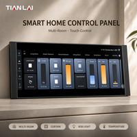 TL-12 Gateway Pintar Android 12 Inci yang Dipasang di Dinding 4x30W Zigbee Hub Dashboard Multi Ruangan untuk Kontrol Villa Lengkap Grosir
