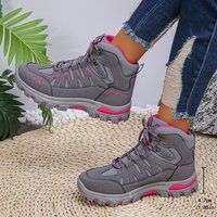 Nouvelle Arrivée 2026 – Chaussures de Randonnée Montantes pour Femme à Semelle Épaisse, Respirantes en Maille, Idéales pour la Marche Quotidienne en Extérieur