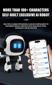 Robot Educativo Interactivo con IA Modelo F09 para Niños - Chasis de Tracción Diferencial, Plástico ABS, Multi-edad (5-14+), Cuentacuentos - Product Image 5