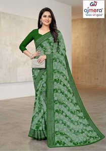 Saris en coton élégants et de créateur pour femmes, confort luxueux, style classique, séchage rapide, protection solaire, pour le bureau, les fêtes et les occasions festives - Product Image 6