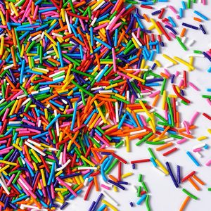 Assortiment de confettis comestibles colorés, longs confettis <span class=keywords><strong>en</strong></span> <span class=keywords><strong>sucre</strong></span> pour la décoration de gâteaux, cupcakes, biscuits, glaces et desserts - Product Image 6