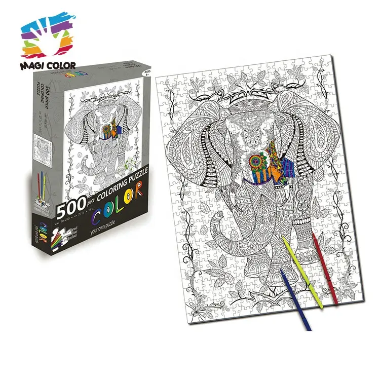 Dibujos divertidos educativos Animal Elefante 500 PCS Rompecabezas P14A104