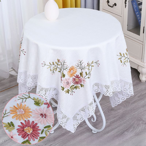 कला पादरी हाथ कढ़ाई टेबलटाट नई डिजाइन सूरजमुखी कढ़ाई रिबन टेबलटाट - Product Image 2