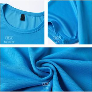 T-<span class=keywords><strong>shirt</strong></span> de Sport noir en Polyester à séchage rapide, vêtements personnalisés avec Logo unisexe - Product Image 4