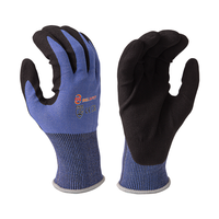 Gants de protection anti-coupure Snellsafty 18G ANSI A6 en nitrile givré, niveau 4 de protection contre les coupures, pour l'industrie, vente chaude en usine