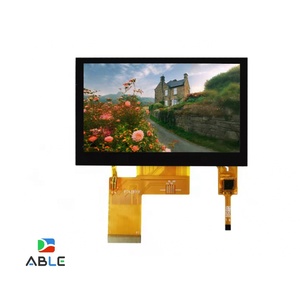Pantalla LCD TFT HMI de 4.3 pulgadas, 480x272 IPS RGB, 40 pines, 500cd/m2, alto brillo, con módulo de pantalla táctil capacitiva. - Product Image 4
