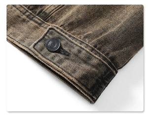 Chaleco vaquero estampado de moda para hombre, estilo otoñal, lavado, rasgado, ajustado, sin mangas, transpirable, con botones, estilo cowboy, hip hop, ropa de calle, prenda exterior - Product Image 6