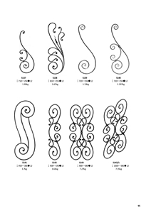 Pièces détachées en <span class=keywords><strong>fer</strong></span> forgé grand panneau de <span class=keywords><strong>volute</strong></span> pour balustrade de main courante de clôture de porte - Product Image 3