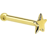 2025 14K or étoile nez anneau broche nez Piercing bijoux de corps