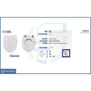 Couvre-siège de toilette Standard Vaso Ala Premium Copriwater - Product Image 3