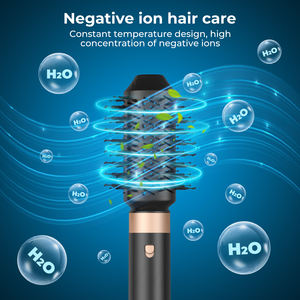 <span class=keywords><strong>Styler</strong></span> ionique magique 6 en 1 <span class=keywords><strong>Brosse</strong></span> à <span class=keywords><strong>air</strong></span> chaud haute vitesse et sèche-cheveux avec buse diffuseur pour salons et voyages - Product Image 5