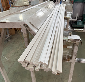 Usine Moderne Blanc PS Plinthes Moulures En Plastique Conseil Plancher Plinthe Mur Cadre <span class=keywords><strong>Moulure</strong></span> Garniture DIY Décor À La Maison Panneaux - Product Image 2