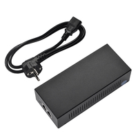 Inyector PoE activo SDAPO Puerto único 60W 10Gbps PoE ++ IEEE802.3af/AT/BT Inyector PoE estándar