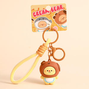 2025 Factory Wholesale New <b>Cute</b> <b>Doll</b> <b>Cute</b> Student Backpack Pendant <b>Doll</b> Small Gift Wholesale Plush Butter Bear Keychain - Product Image 6