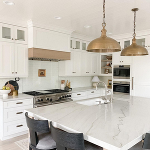 Tùy Chỉnh Trắng Granite Nhà Bếp Brazil Mont Blanc Quartzite Bếp Countertop - Product Image 6