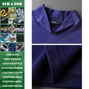 เสื้อยืดคอเต่าผ้าคอตตอนเมอร์เซอไรซ์แบบยูนิเซ็กซ์ สั่งทำขายส่ง เสื้อเปล่าแขนสั้น ใส่สบายระบายอากาศได้ดี ทรงปกติ เหมาะสำหรับฤดูร้อน - Product Image 2