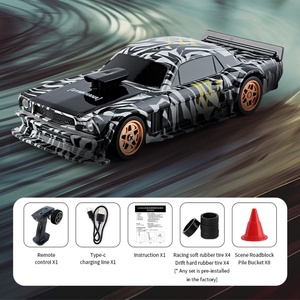 Mini Coche de Carreras RC 2.4G Escala 1:43 con Tracción en las Cuatro Ruedas, 15 km/h, Modelo de Coche de Derrape con Control Remoto, Vehículo de Juguete 4WD SJY-4301/4302/4303/4304 - Product Image 5