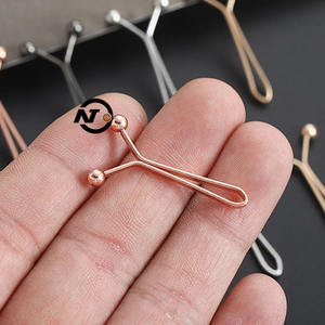 Clips de pretina de cerca para mujeres musulmanas cuello U-clip cubierta Pin broche joyería pañuelo Bayberry - Product Image 2