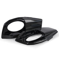 Couvercles de sacoches 100 % fibre de carbone véritable avec haut-parleurs, finition brillante 3K Twill pour Harley Touring 2025 Street Glide Ultra (FLHXU)