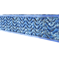 Balleenru — matelas tricoté en mousse, de qualité supérieure, pour matelas avec poches à ressort, style chinois, pour hôtel, couleur bleue, spécial 5 étoiles