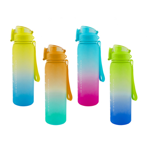 Botella de Agua Deportiva para Gimnasio, Nueva, Libre de BPA, Tritan, 1 Litro, a Prueba de Fugas, Ecológica, con Marcador de Tiempo Motivacional - Product Image 3