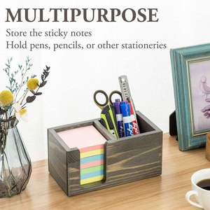 Custom Multi-Function Office Storage Box with Pen Holder Bulk Wholesale Promotional Desk Use <b>Gift</b> Organizer - Product Image 2