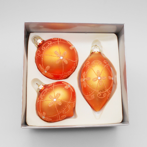 Il set all'ingrosso <span class=keywords><strong>di</strong></span> 8cm <span class=keywords><strong>di</strong></span> 3 palline <span class=keywords><strong>di</strong></span> <span class=keywords><strong>natale</strong></span> in oro decora gli <span class=keywords><strong>alberi</strong></span> <span class=keywords><strong>di</strong></span> <span class=keywords><strong>natale</strong></span> - Product Image 2