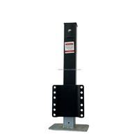 Vérin de remorque à boulonner de 8000 lb, stabilisateurs réglables robustes à voyage vertical de 28.6 pouces pour remorques utilitaires, yachts et bateaux-Nouveau