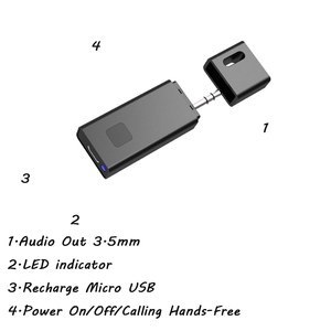 Bộ Thu Phát Âm Thanh Không Dây CHELINK Bộ Thu Phát Nhạc Âm Thanh Nổi 3.5Mm Có Vỏ Bảo Vệ Cho Xe Hơi - Product Image 3