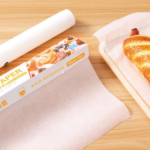 Wholesale Double Sided Silicone Oil Coated Baking Paper Jumbo Roll Custom Parchment Food Bake Paper for Bread