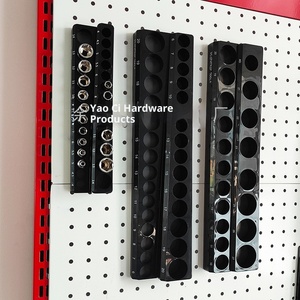 Magnetic Socket Organizer Rack Set | Strong Magnet Holder Rail <b>Tool</b> Storage Strip for Metric & Sockets A13 <b>DIY</b> Socket Organizer - Product Image 1