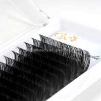 Prix de gros J B C D Dd M L Extensions de cils en fibre de soie coréenne PBT