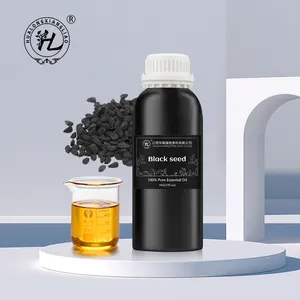 HL- Organic black cumin seed oil, 1kg , Bulk Food grade Ethiopian Nigella sativa oil for Hair & Drinking | High thymoquinone