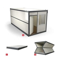 Conteneurs pliables modulaires préfabriqués de Chine, 20 pieds, 40 pieds, pour maisons, bureaux, maisons miniatures, à vendre