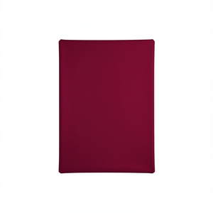 Sábana Ajustable 100% Algodón Color Burdeos Tamaño Individual 90x190cm - Product Image 3