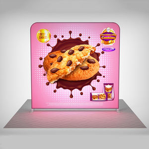 Stand Pop-up <span class=keywords><strong>en</strong></span> Aluminium Rétroéclairé LED de 8 pieds pour Salons Professionnels Eastern Signs avec Fond Droit – Affichage Pop-up POP - Product Image 5