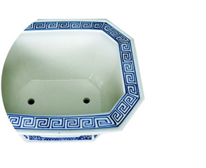 Pots <span class=keywords><strong>de</strong></span> fleurs chinois <span class=keywords><strong>peinture</strong></span> à la main bleu et blanc hexagone jardinières en porcelaine pour la décoration intérieure pots <span class=keywords><strong>de</strong></span> jardin personnalisés - Product Image 6