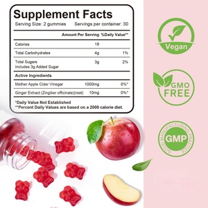 Halal Healthcare Supply Keto Avc Custom Slim Gummy Candy, Gomitas para un Vientre Plano, Gomitas de Sidra de Manzana - Product Image 4