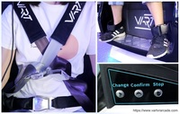 Silla de Simulador de Vuelo con Movimiento, Juegos de Realidad Virtual, Gafas 3D, Silla VR con Movimiento 9D 360, Simulador de Vuelo VR