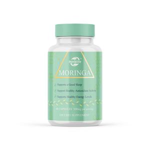 Capsules d'extrait de Moringa Antioxydant Feuille de Moringa Énergie quotidienne Soutien immunitaire Favoriser le sommeil Complément énergétique Complément alimentaire - Product Image 1