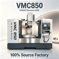 Centre d'usinage vertical VMC850, déplacement 800x500x500mm, broche BT40 8000 tr/min pour fraisage, perçage et taraudage de précision des métaux