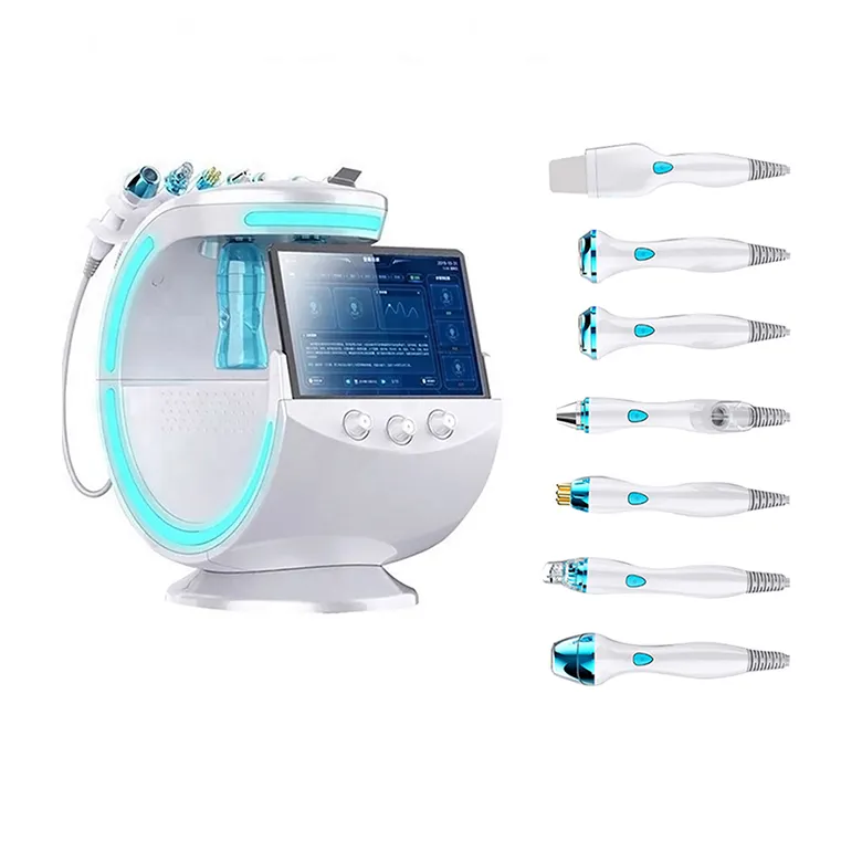 Best Sellers 2022 Amazon 7 In 1 Smart Ice Blue Facial Hydra Dermabrasion Machine / Hydra Microdermabrasion Machine