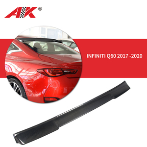 For 2017 2018 2019 2022 <strong>Infiniti</strong> Q60 Carbon Fiber <strong>Parts</strong> Wide Body Kit Rear Bumper Window Roof Spoiler Wing Diffuser Lip Bodykit - Product Image 2