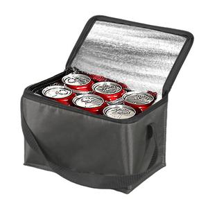 Bolsa térmica reutilizable con logotipo personalizado, fiambrera pequeña para entrega de comida, 6 latas, aislante, Picnic, para niños - Product Image 4