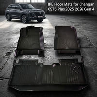 Tapis de sol de voiture en TPE 3D 5D découpés au laser de qualité supérieure pour le nouveau Changan CS75 Plus 2025 2026 Gen 4 LHD, sur mesure, inodores, accessoires