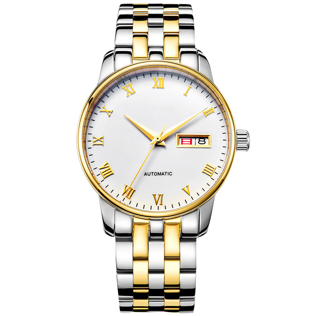OEM Luxury Fashion Men Automatic Wristwatch Stainless Steel 100M Waterproof Super Luminous Sapphire Glass GMT Watch SEIKO