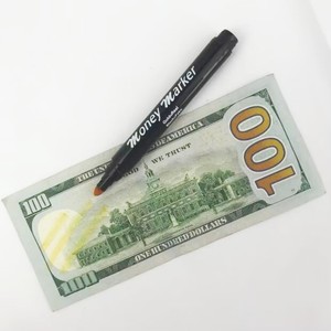 KHY Hot USD Dollar Checker Professionnel OEM Effaçable À L'air Magique Faux Test Billets De Banque Détecteur Marqueur Stylo - Product Image 1