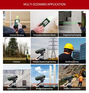 स्ंडवे सर्वेक्षक माप डिजिटल टेप रिचार्जेबल इलेक्ट्रॉनिक क्षैतिज बुलबुला वाटरप्रूफ मल्टी-फंक्शन लेजर रेंजफाइंडर - Product Image 5