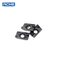 Plaquettes de fraisage CNC en carbure APMT1135/APMT1604, outil de fraisage carré OEM, plaquettes en carbure de tungstène APMT1135PDER/APMT1604PDER